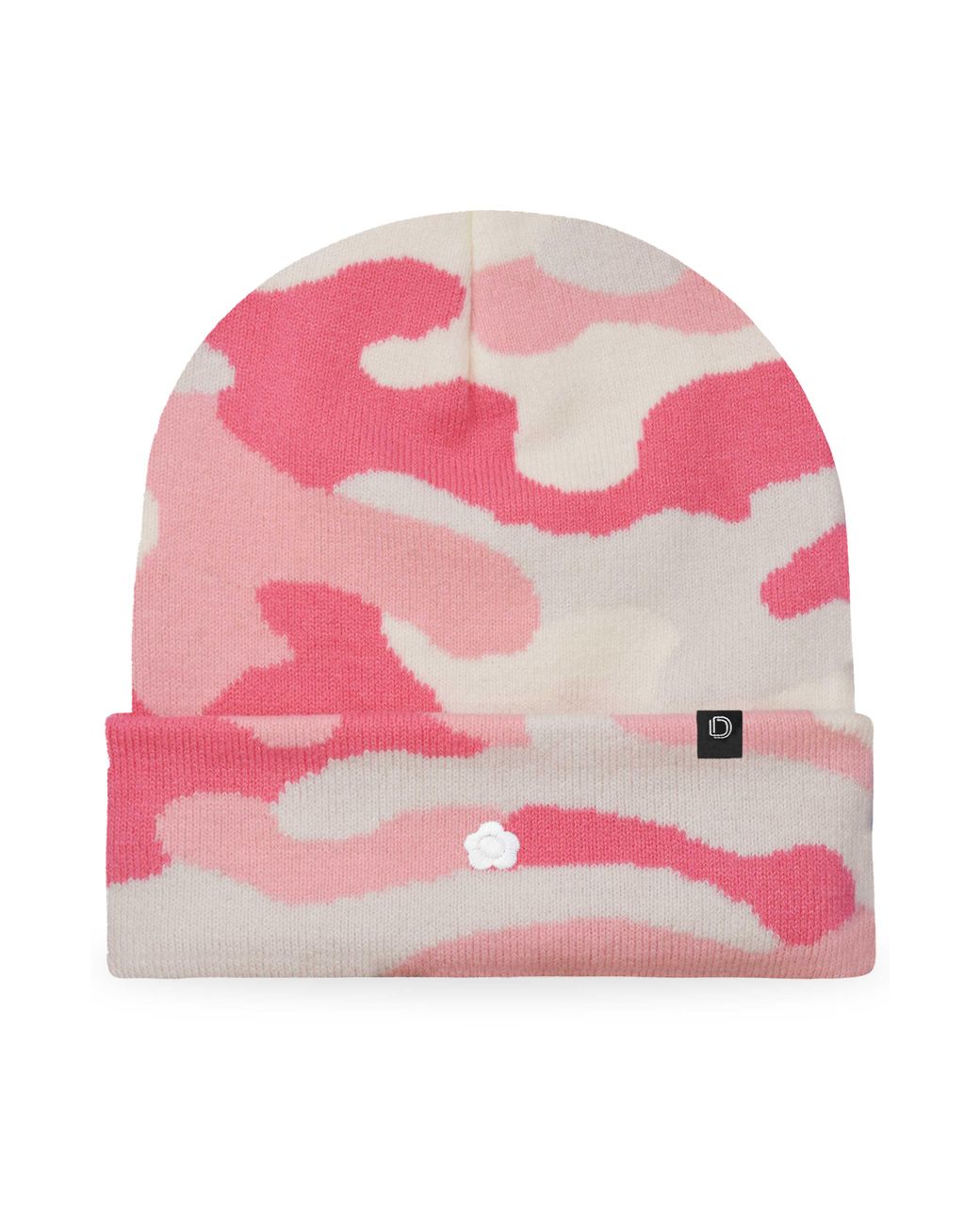 Alix Pink Lil Flower Beanie Cap