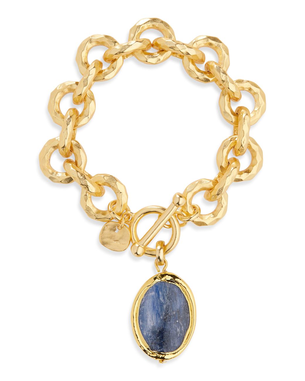 Karine Sultan Metallic Interlinked Kyanite Bracelet