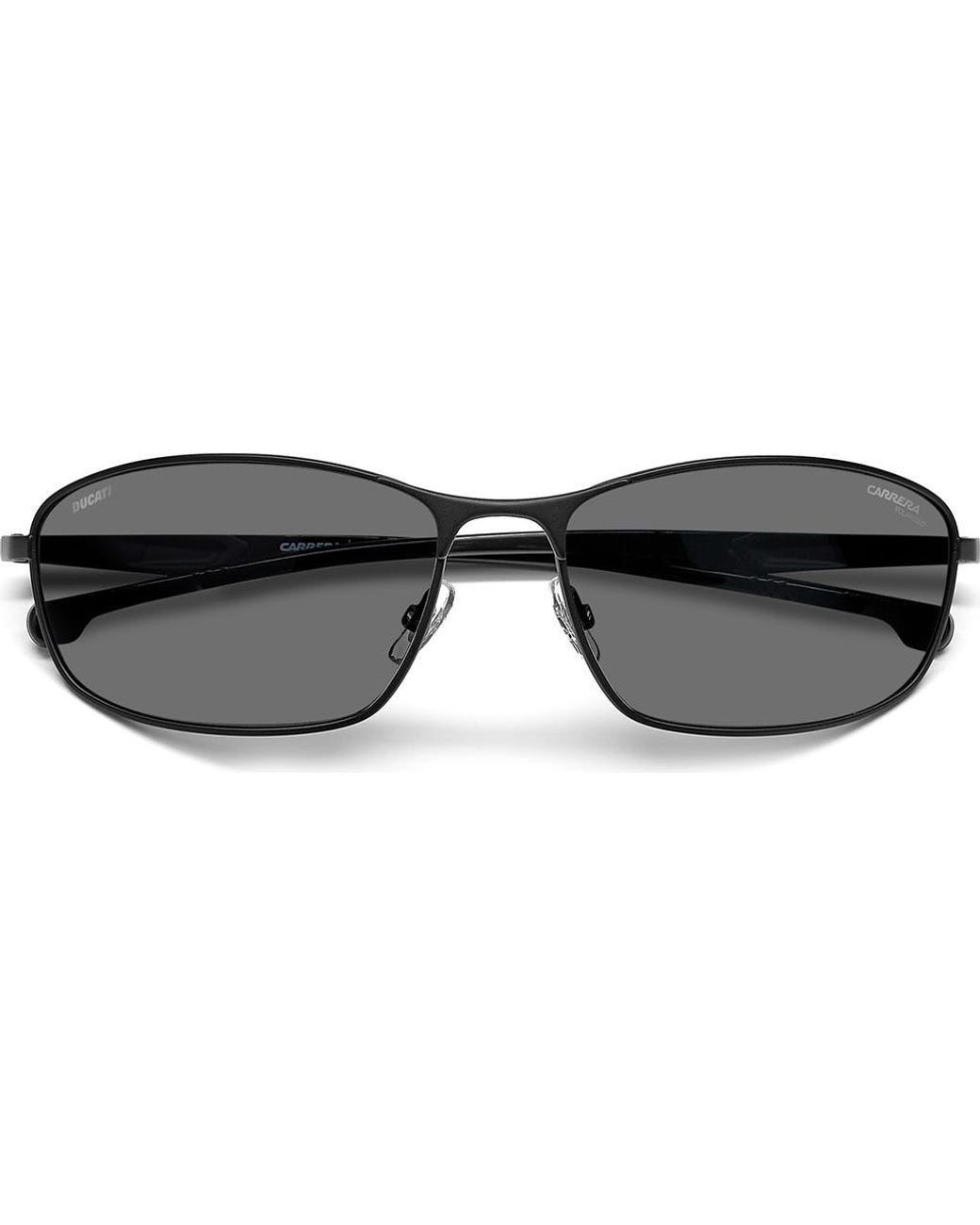 Carrera Black X Ducati 64Mm Polarized Rectangular Sunglasses for men