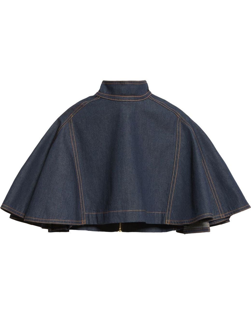 Zimmermann Hypnotic Denim Cape Top in Blue | Lyst
