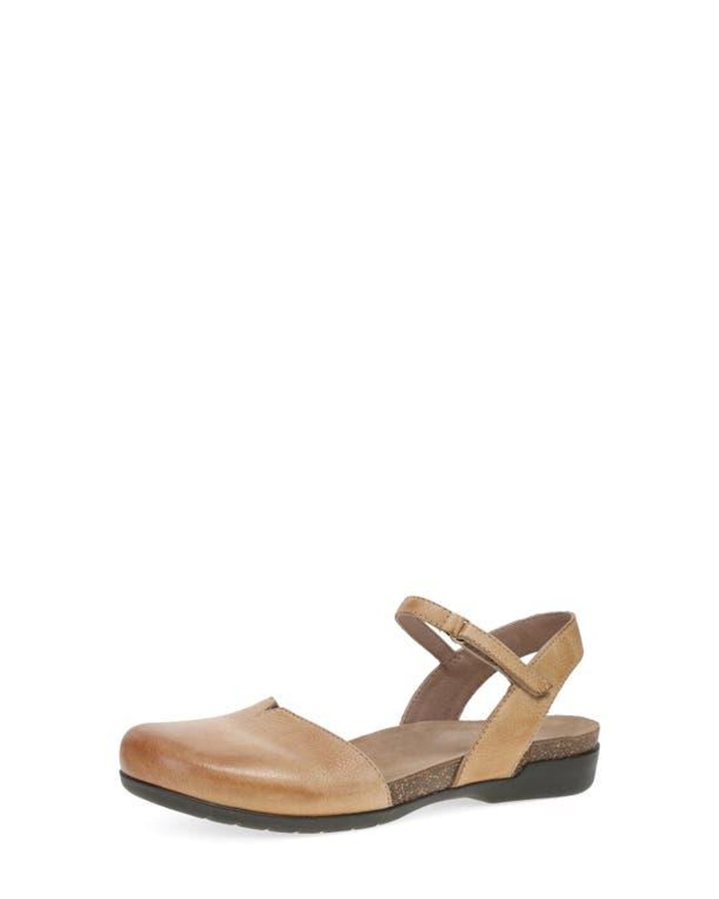 Dansko White Rowan Flat