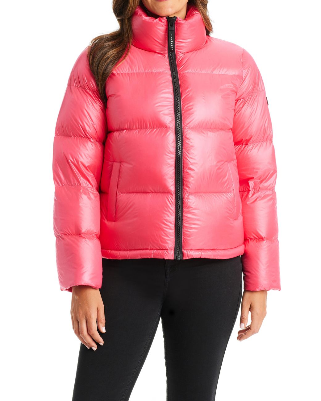 Sanctuary Core Down Puffer Jacket in Pink | Lyst