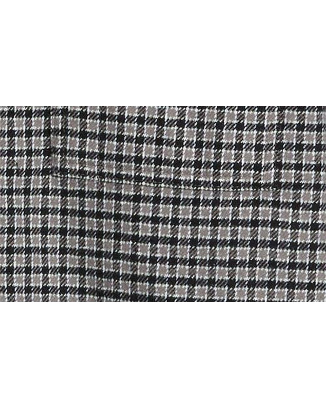 Dickies Gray Hendersonville Classic Fit Check Brushed Cotton Button-Up Shirt for men