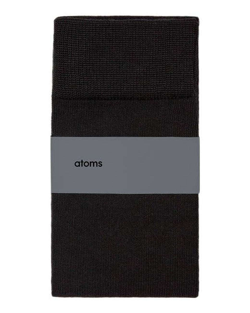 Atom Black Everyday Crew Socks