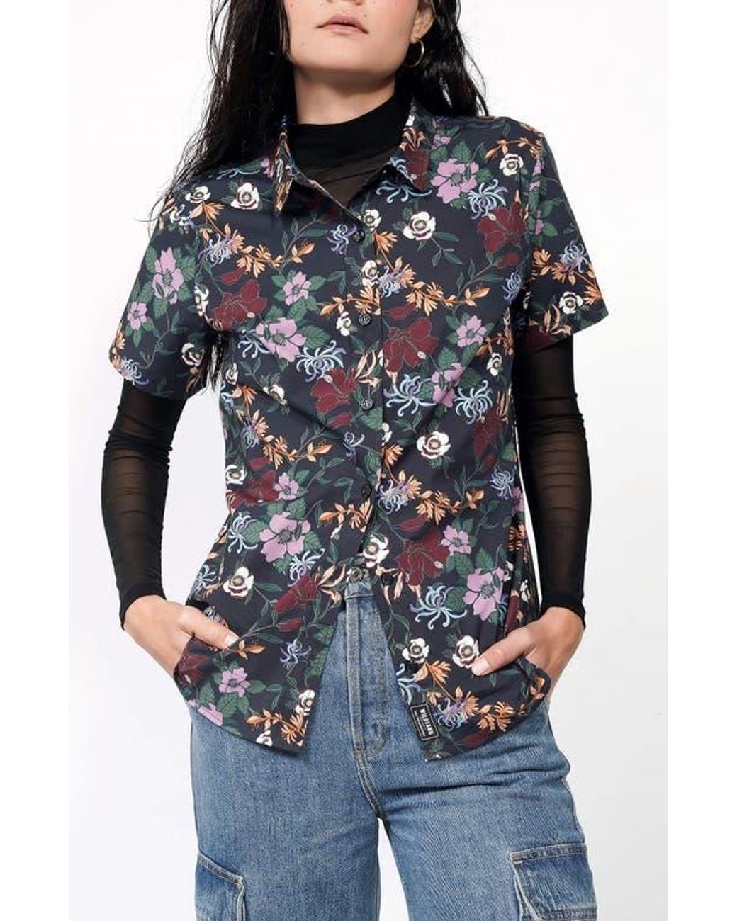 WILDFANG Blue The Essential Button Up