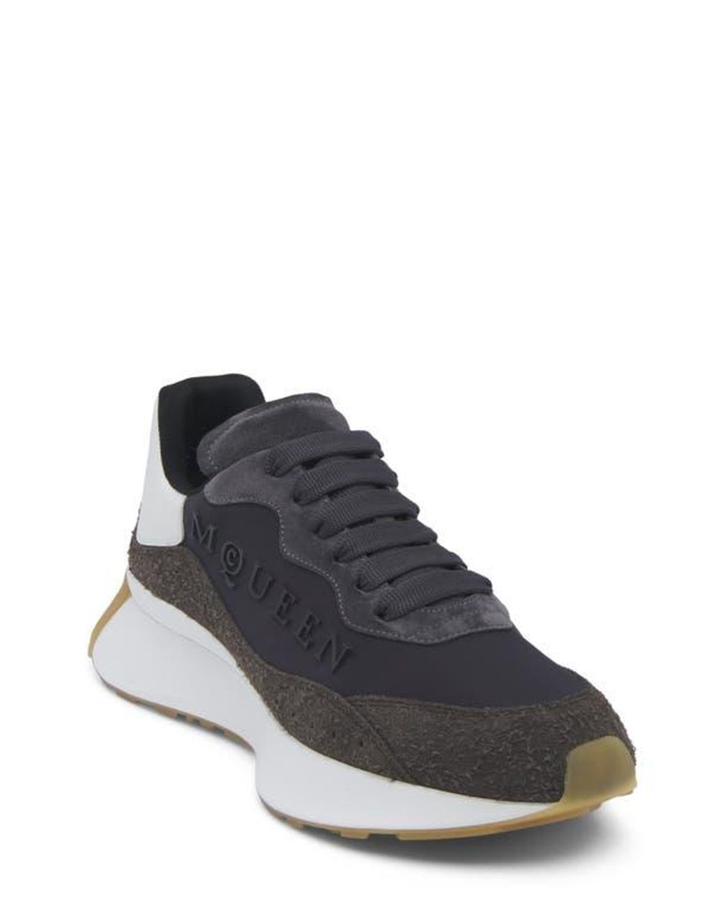 McQueen Black Sprint Runner Sneaker for men