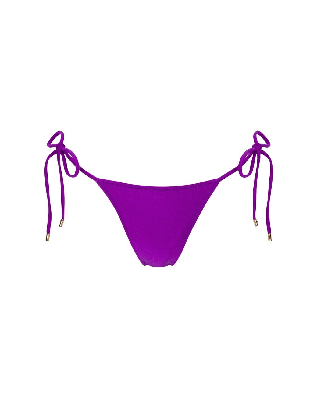 Sunkissed Purple Le Triangle Tie Side Pattern Bikini Bottom