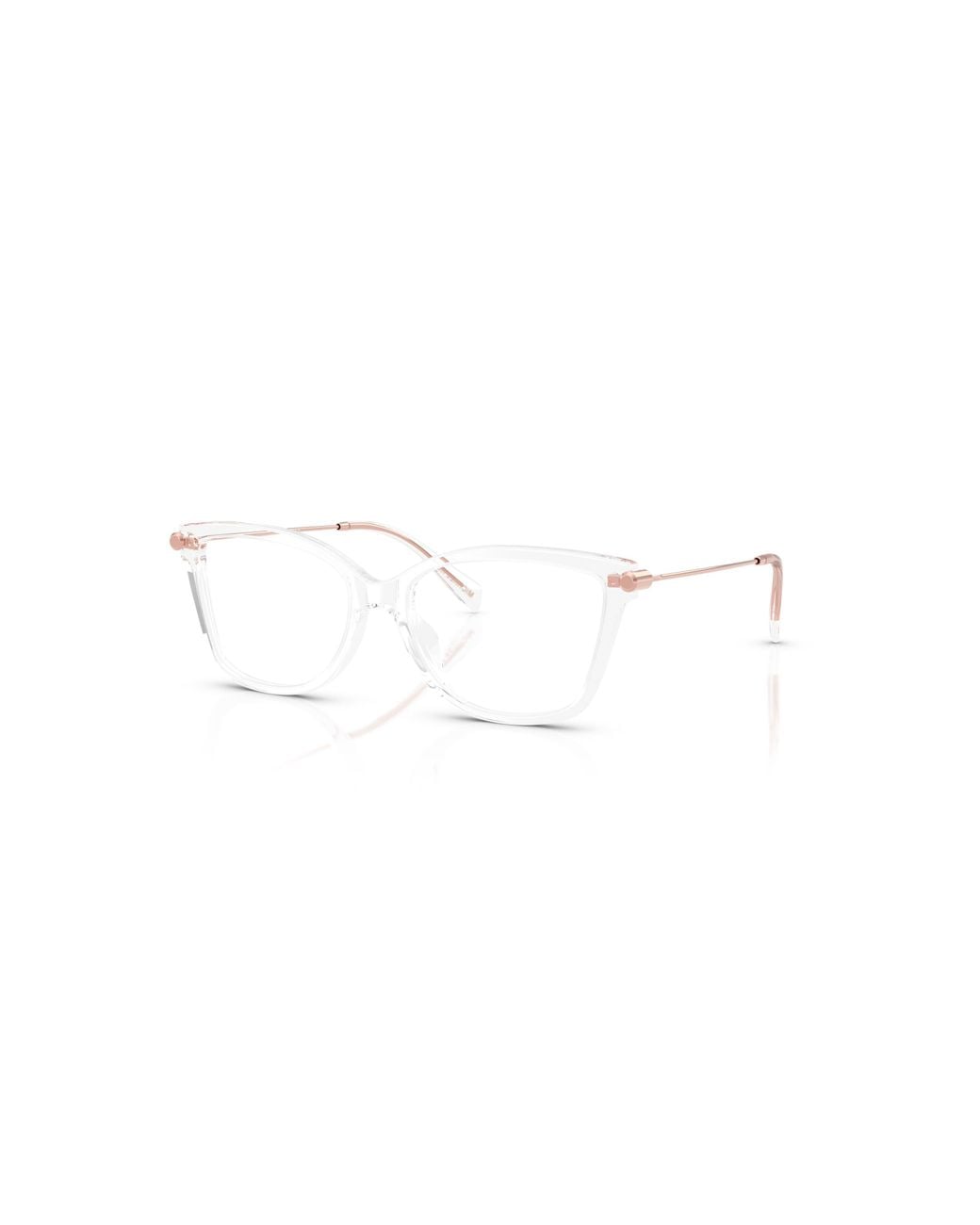 Michael Kors White 52Mm Square Optical Glasses