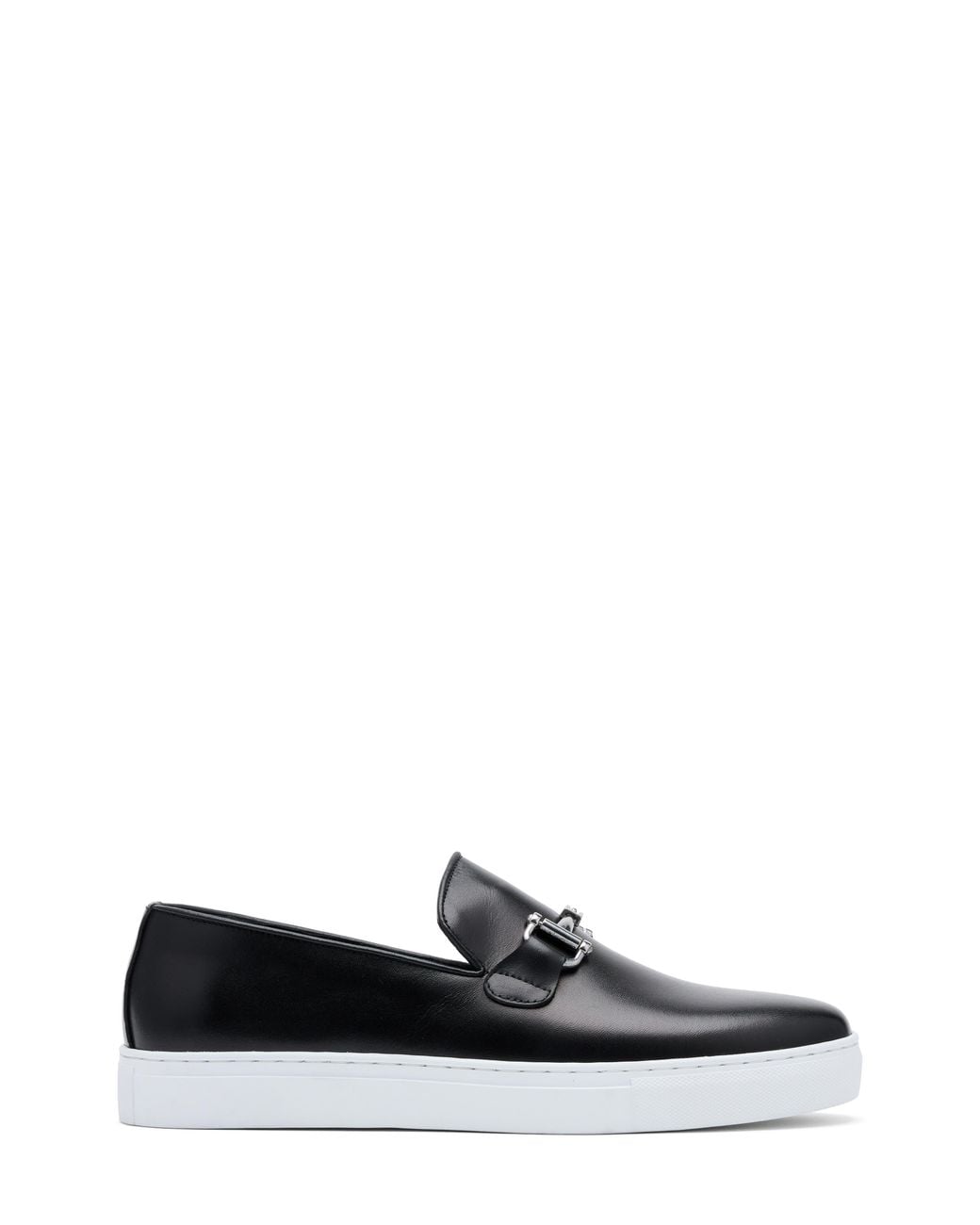 MARC NOLAN Black Boardwalk Bit Loafer for men