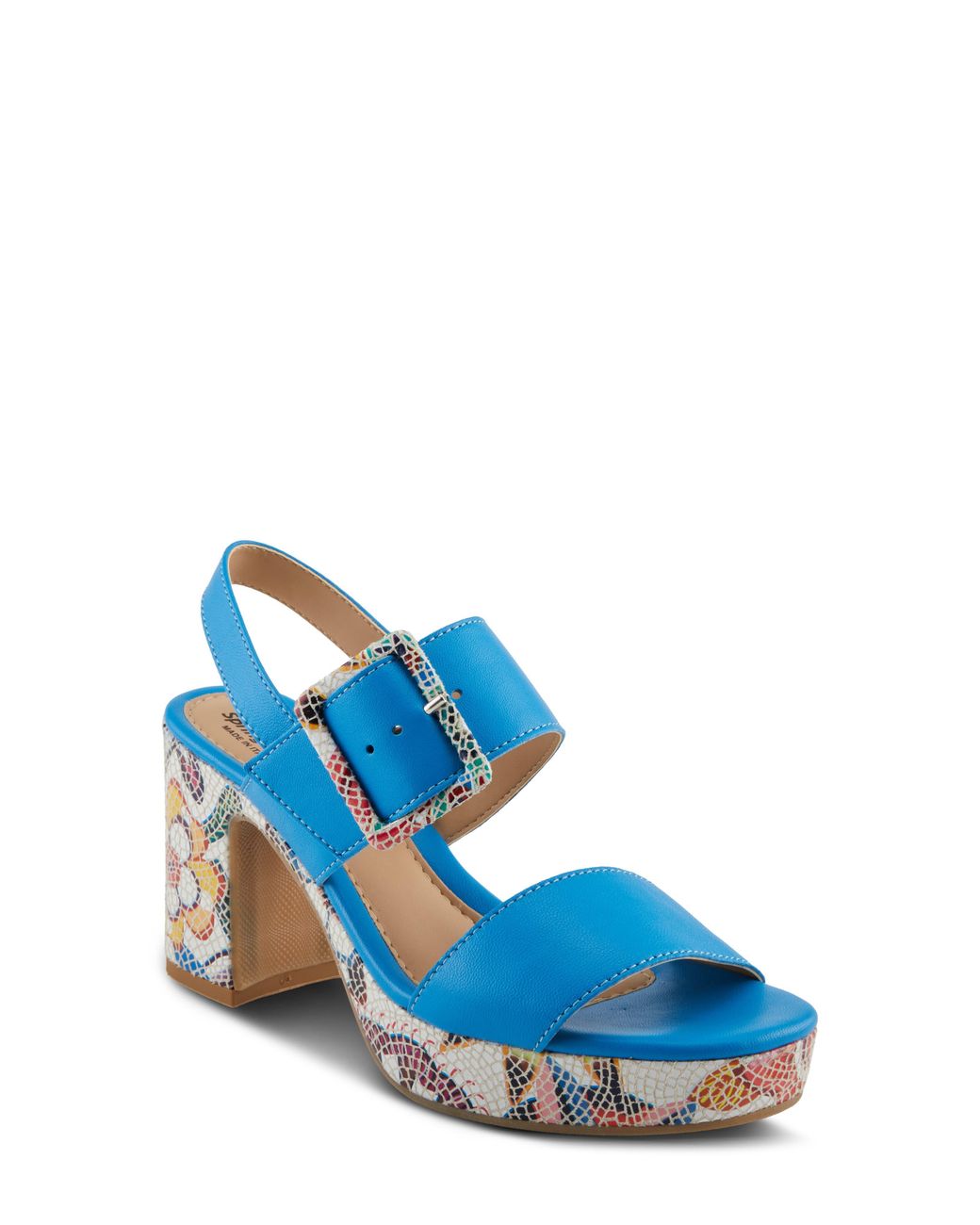 Spring Step Blue Azucar Slingback Sandal