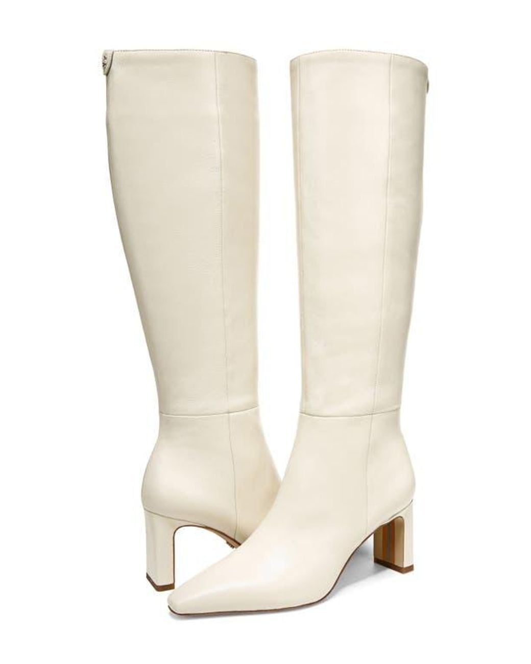 Sam Edelman White Sylvia Knee High Boot