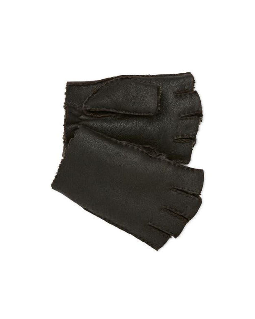 Celtic & Co. Black Fingerless Gloves for men