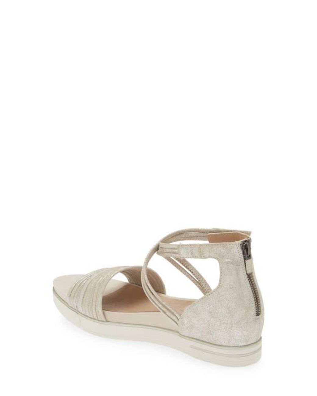 Eileen Fisher Shae Strappy Sandal in Natural Lyst