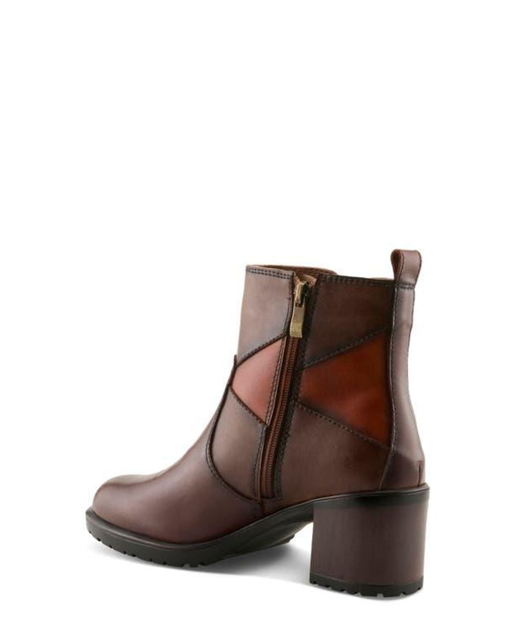 Spring Step Brown Patchpower Bootie