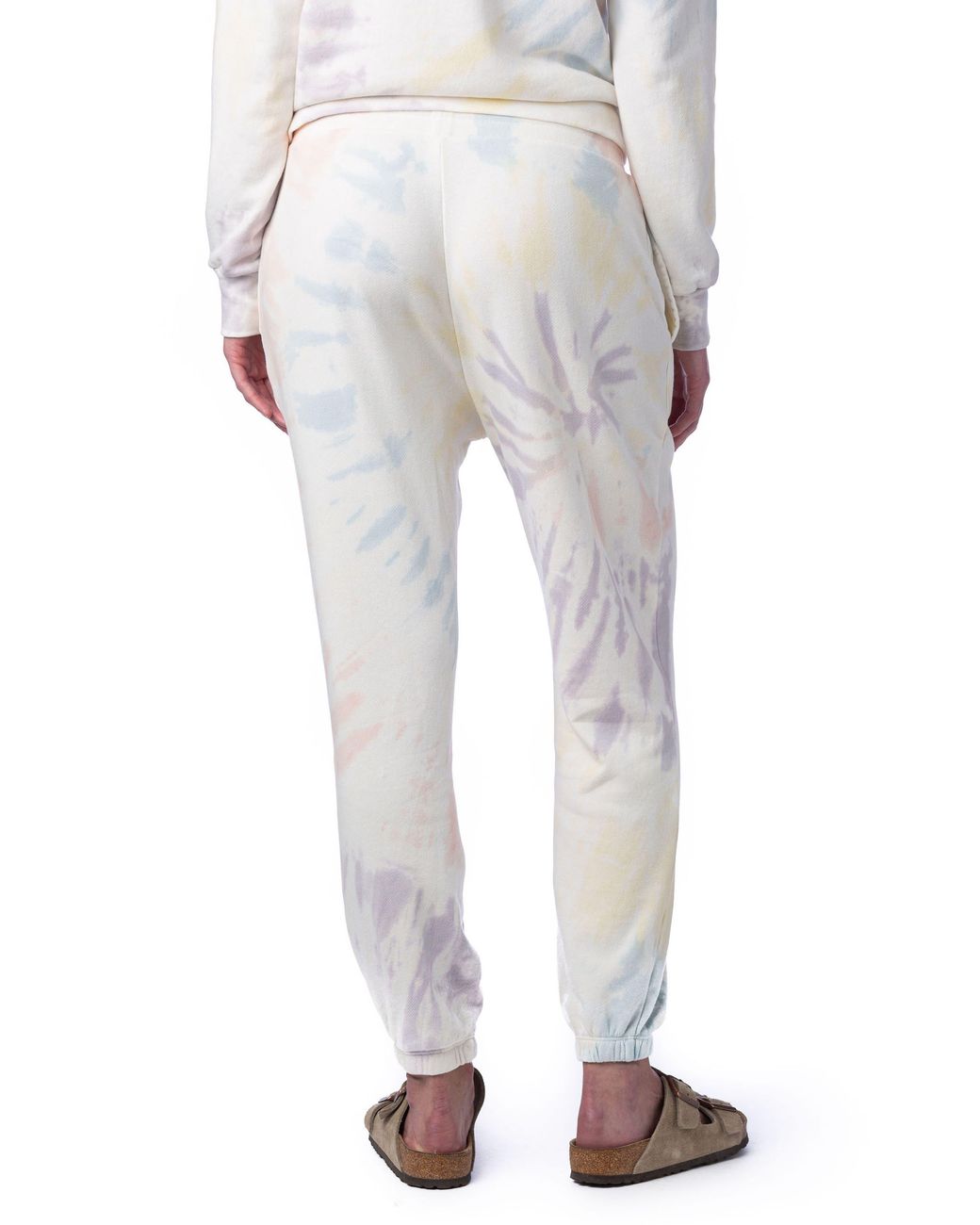 Alternative Apparel Washed Terry Classic Sweatpants in White | Lyst