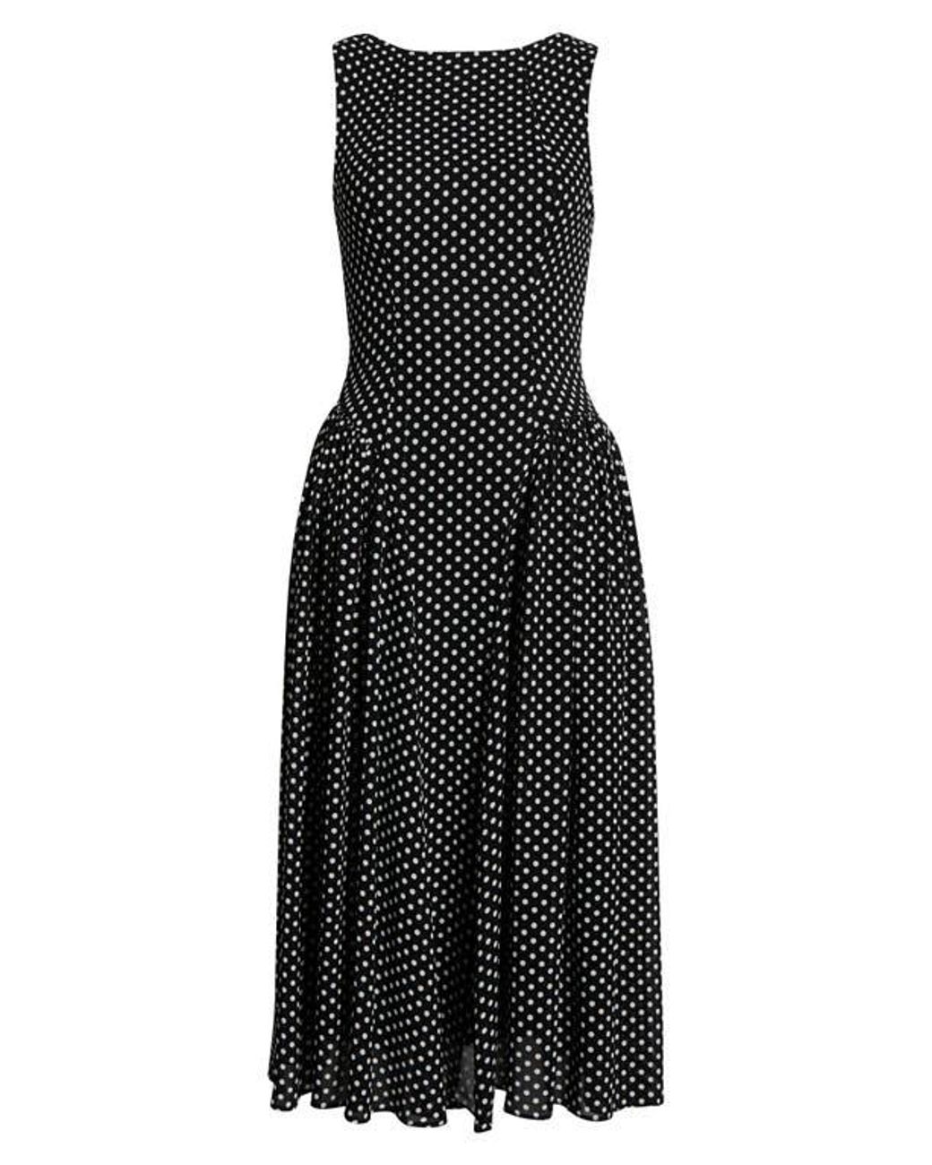 slim fit dress slacks 1950s Polka Dot Fit and Flare Dress XS