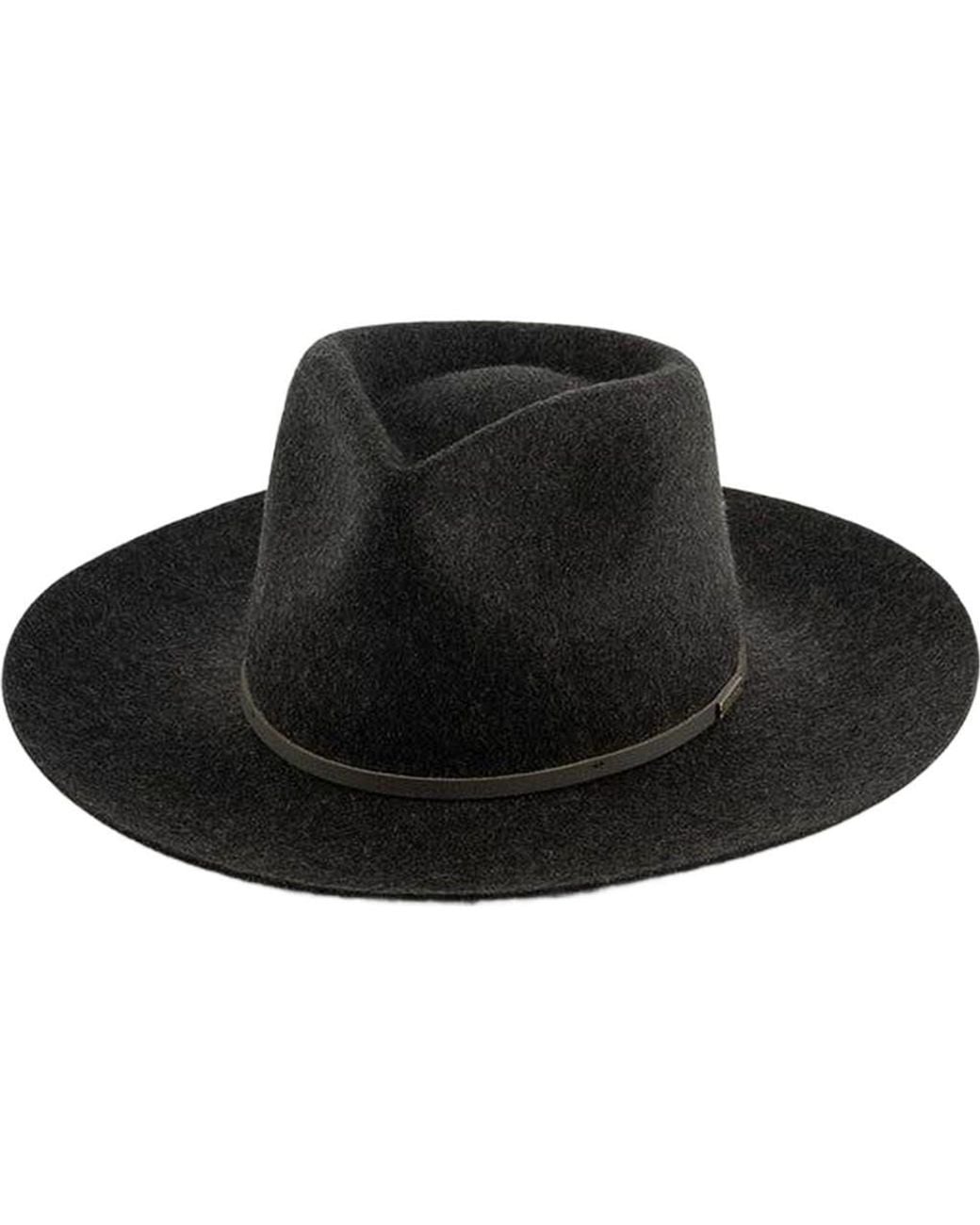 Gigi Pip Black Rowan Fedora Hat