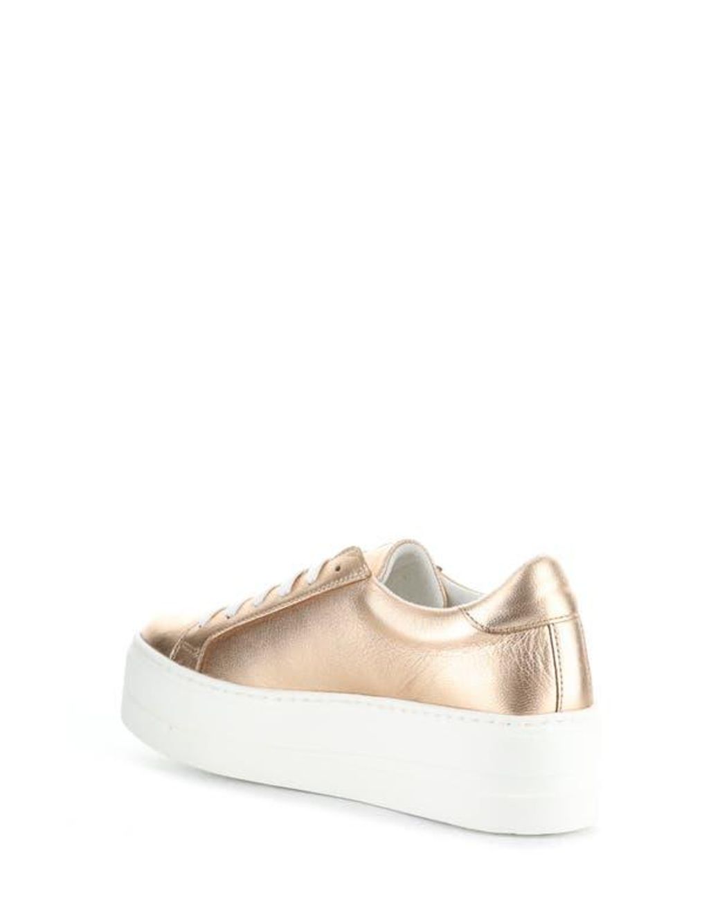 Bos. & Co. White Maya Platform Sneaker