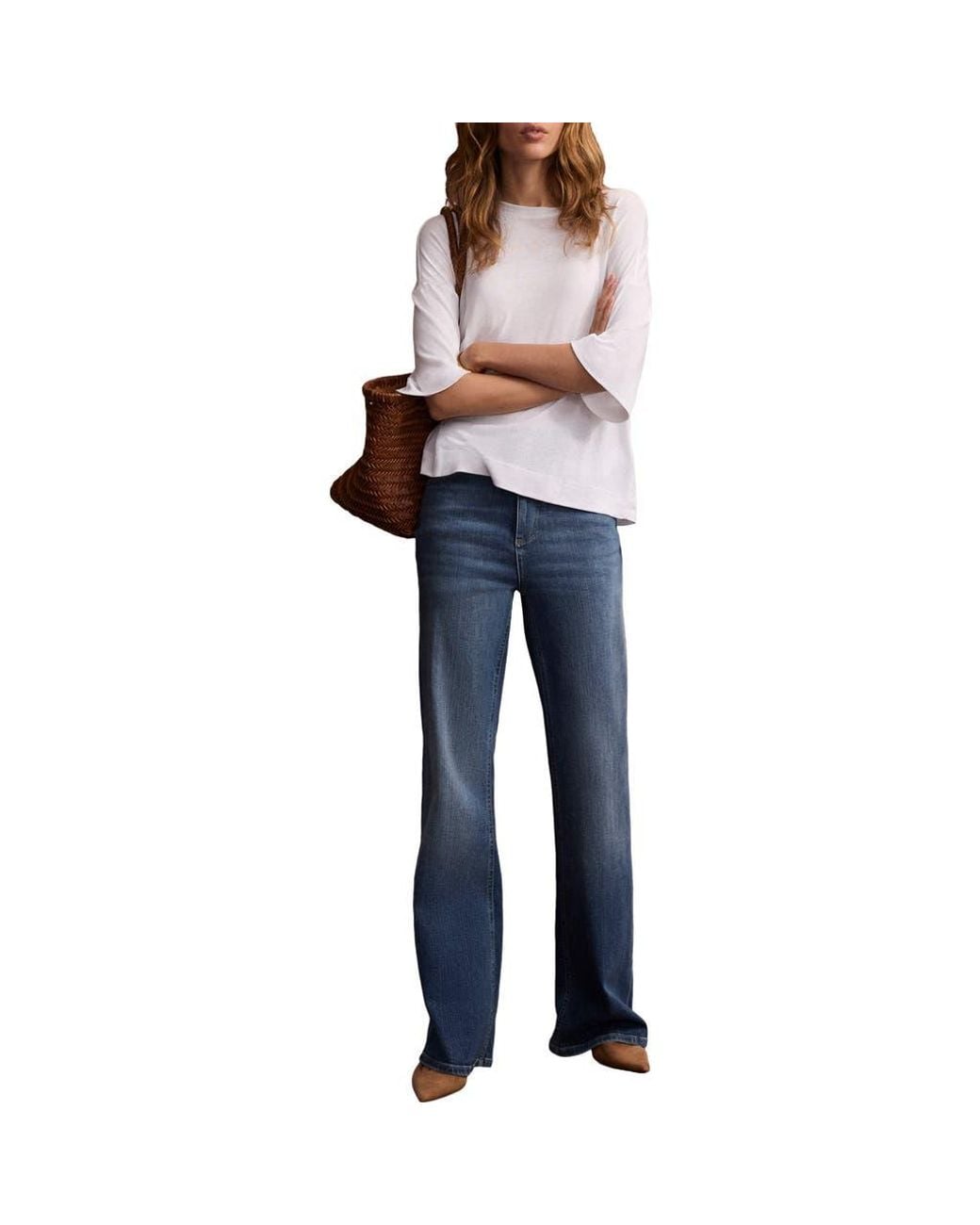 Mint Velvet Blue Ultimate Flared Jeans