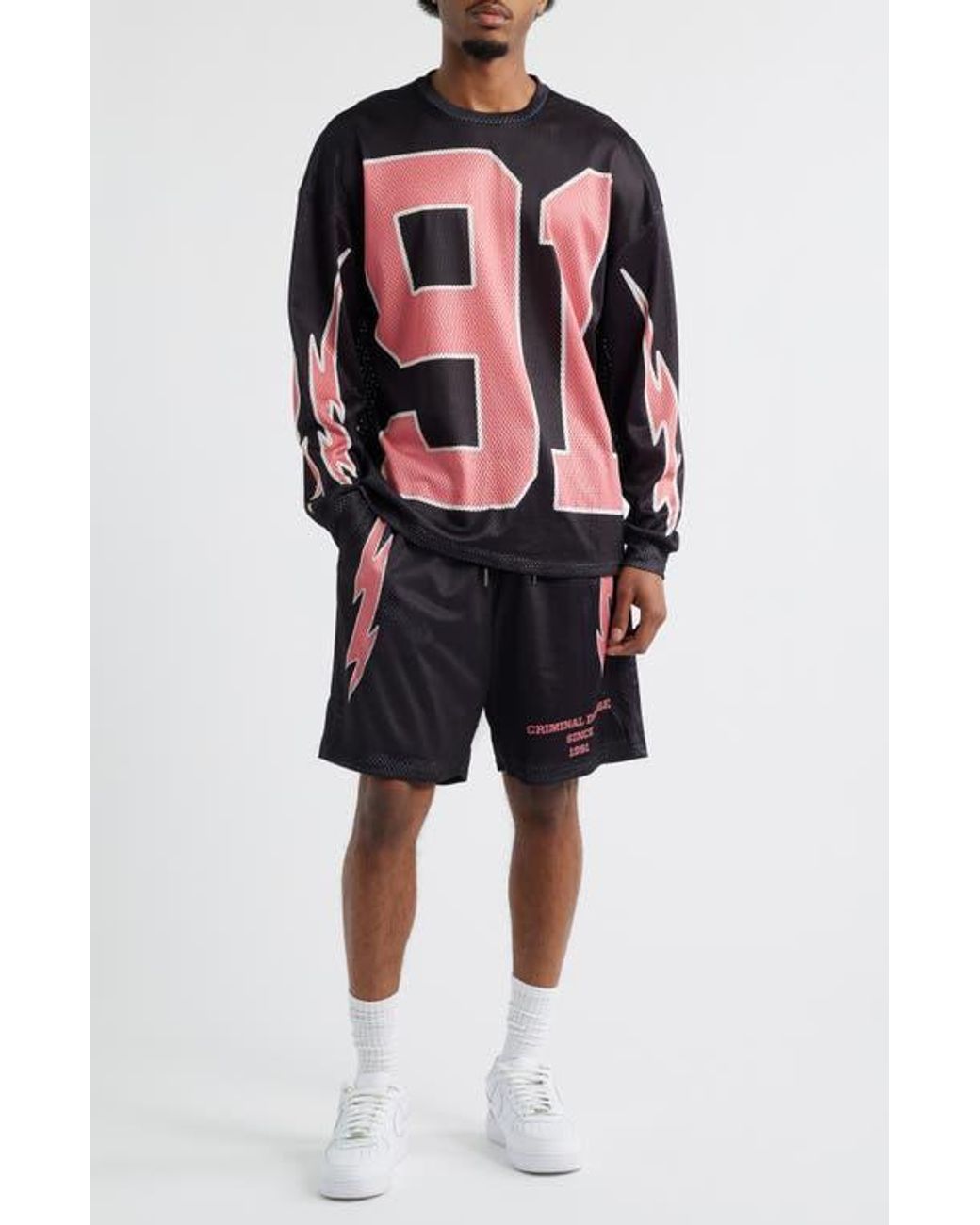 Criminal Damage 91 Mesh Long Sleeve T-Shirt for Men | Lyst