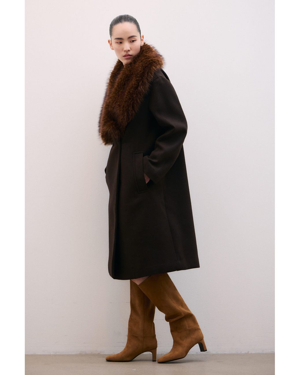 H&M Brown Knee-High Boots