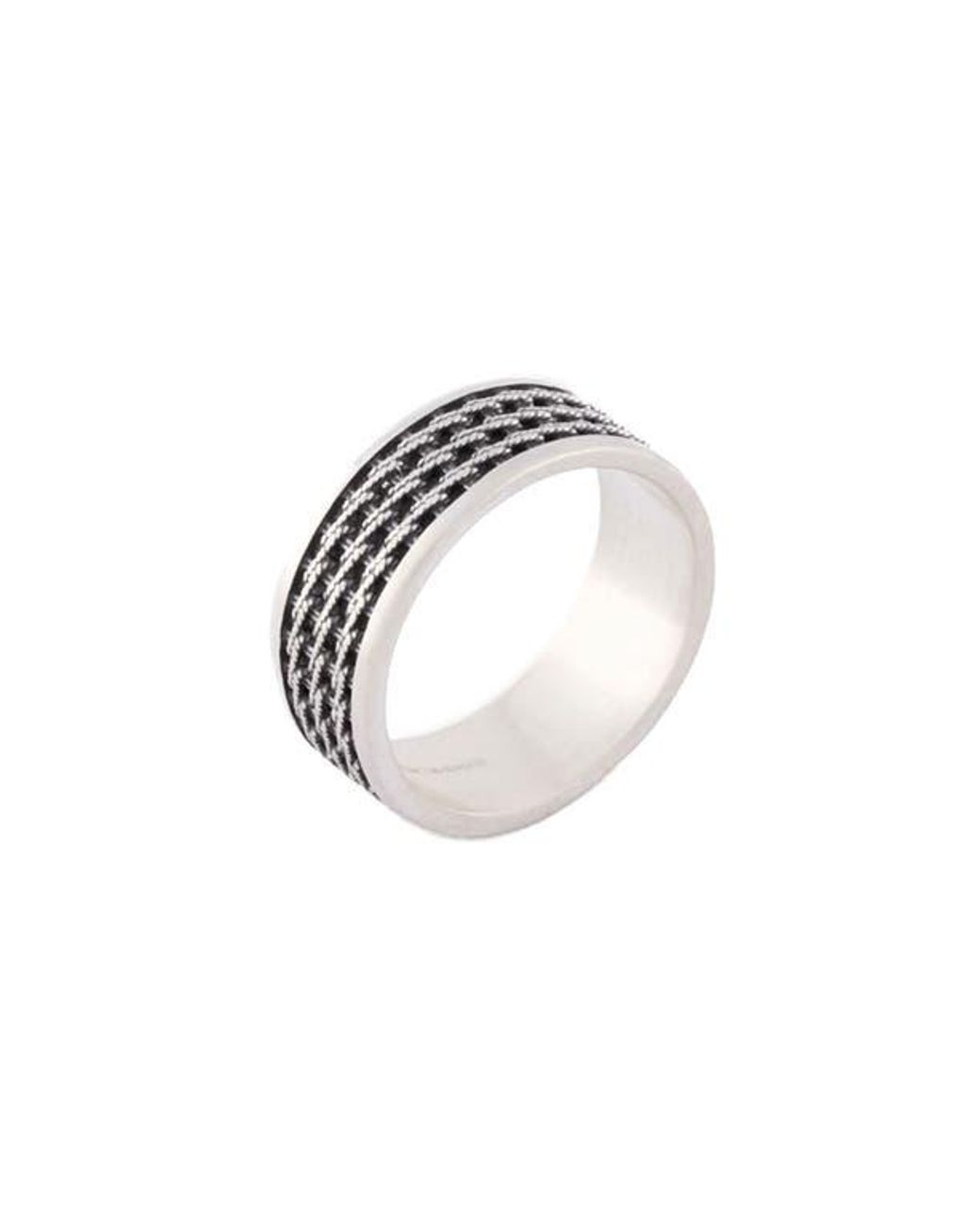 Serge Denimes Kusari Ring in Metallic for Men | Lyst