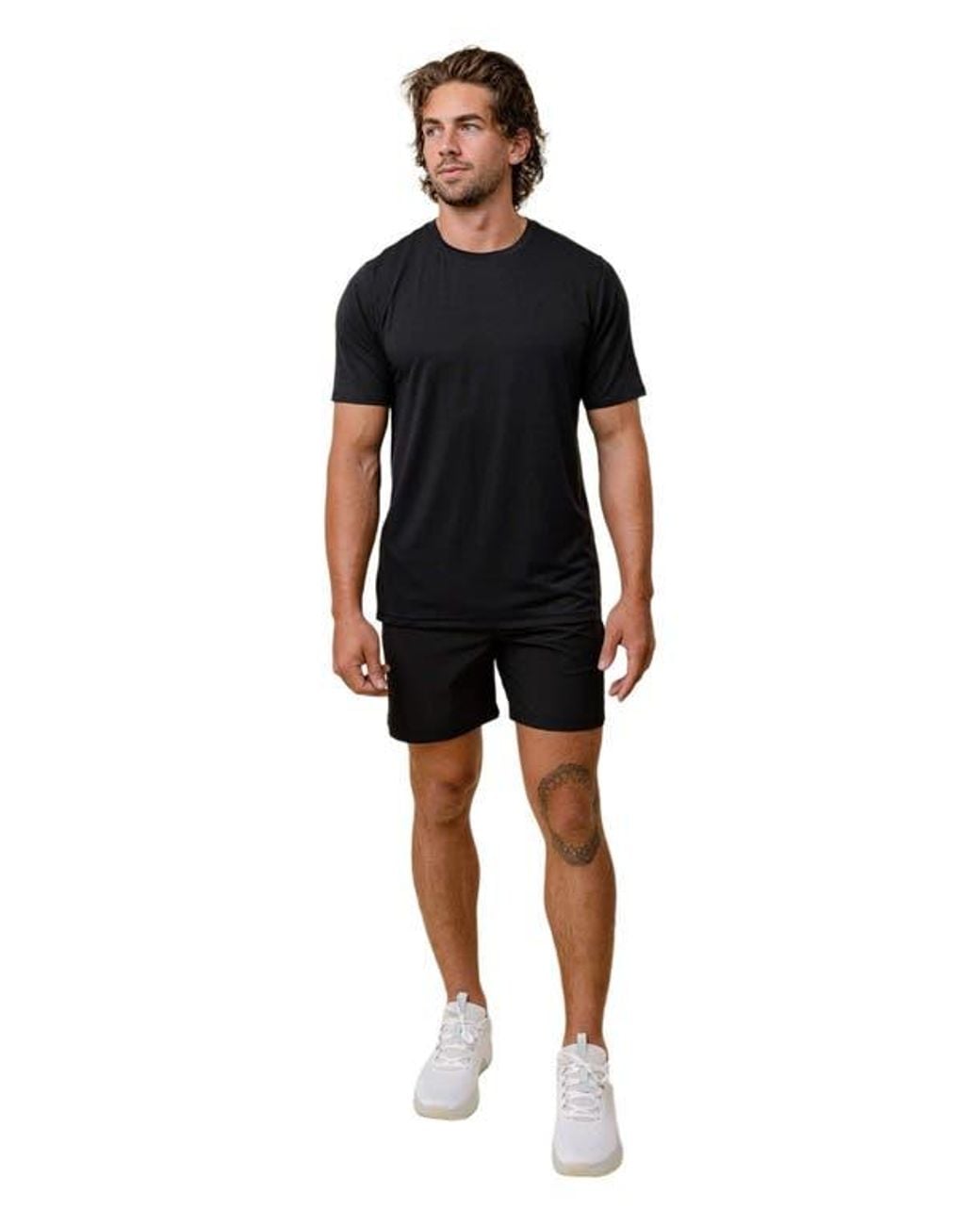 while on earth™ Black Range Tee for men