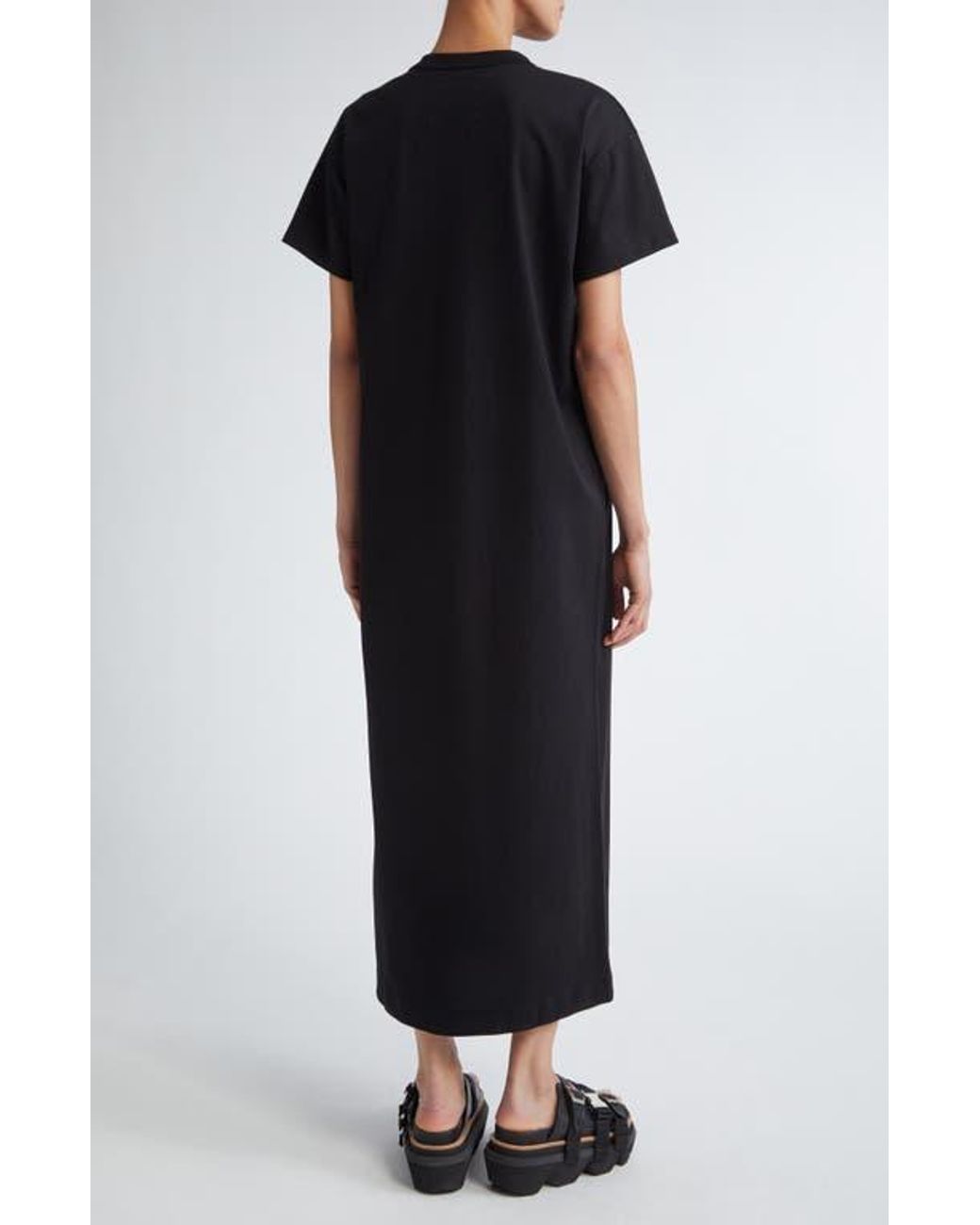 ■sacai■サカイ■Embroidered Logo Jersey T-Shirt Dress■ Sacai Embroidered Logo Jersey T-Shirt Dress | Nordstrom
