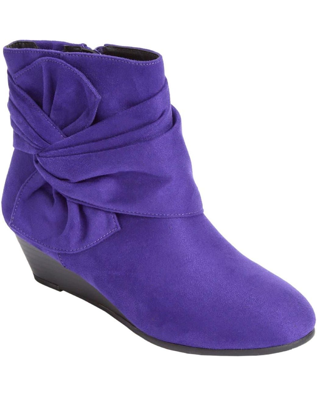 Comfortview Purple The Inez Bootie