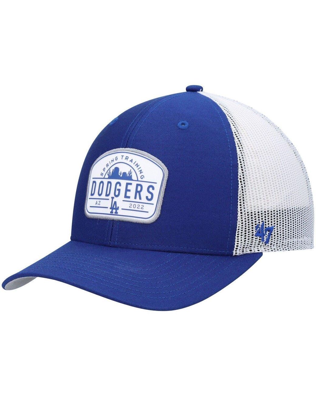 '47 /white Los Angeles Dodgers 2022 Spring Training Panorama Trucker