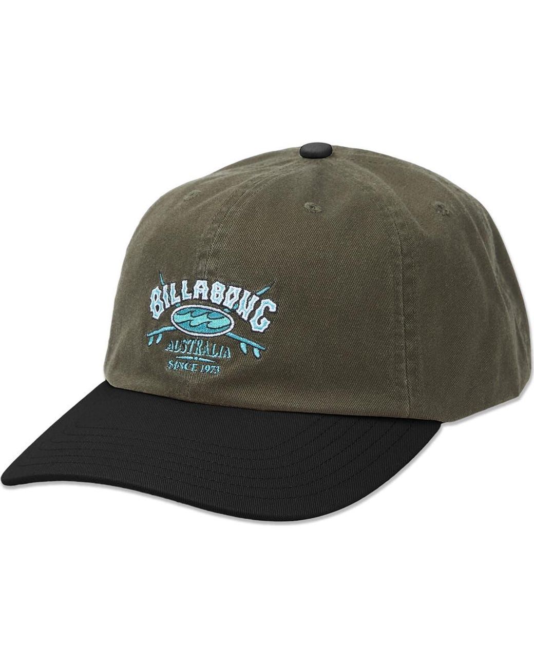 Billabong Green Throwback Snapback Baseball Cap for men