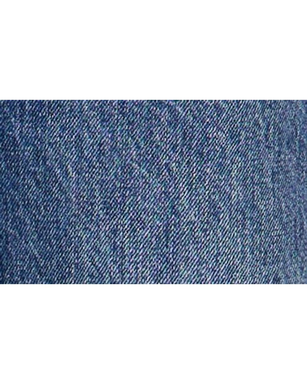 Pistola Blue Lexi Distressed Crop Barrel Jeans