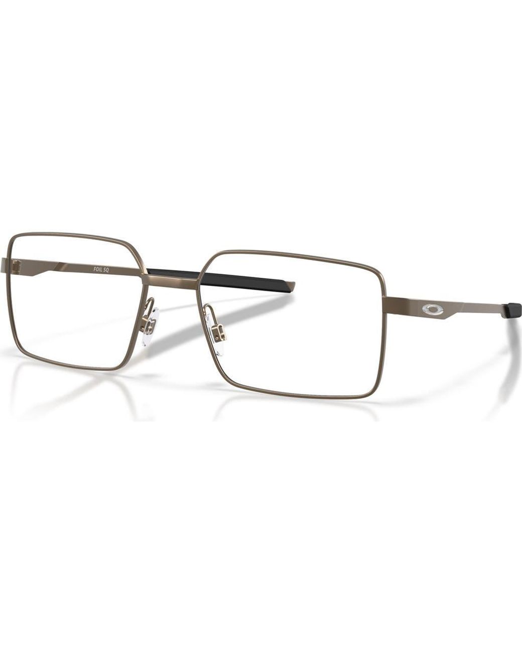 Oakley Metallic 56Mm Rectangle Optical Glasses for men