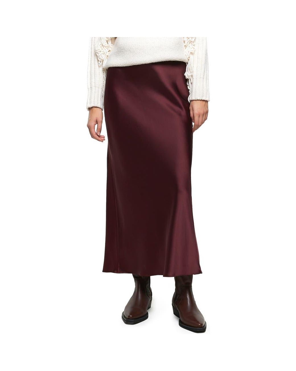 Bias cut skirt river island online