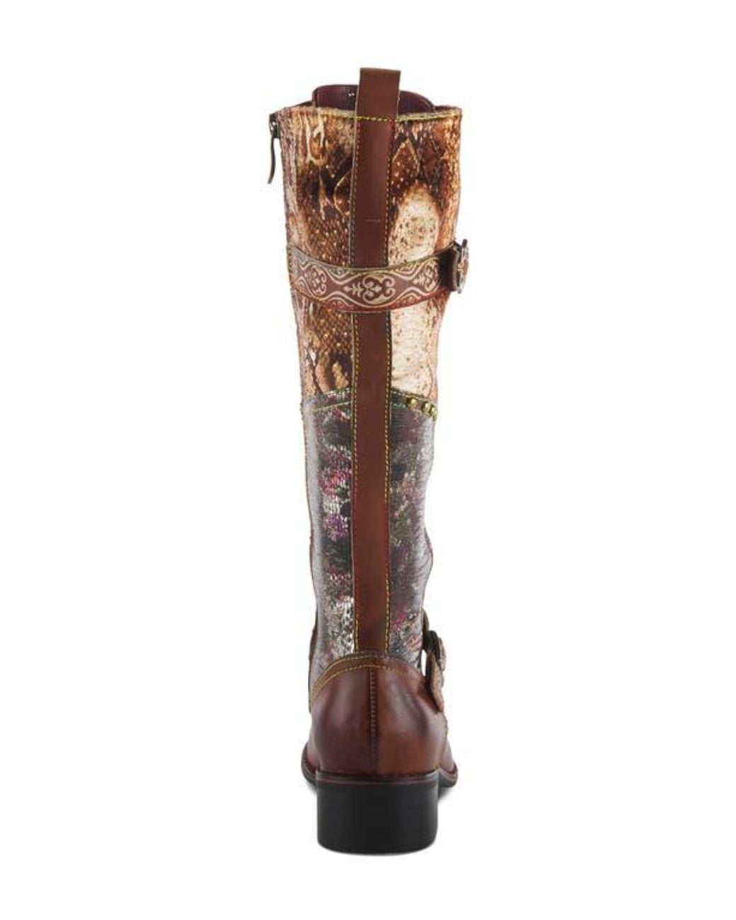 Spring Step Brown Vaneyck Knee High Boot