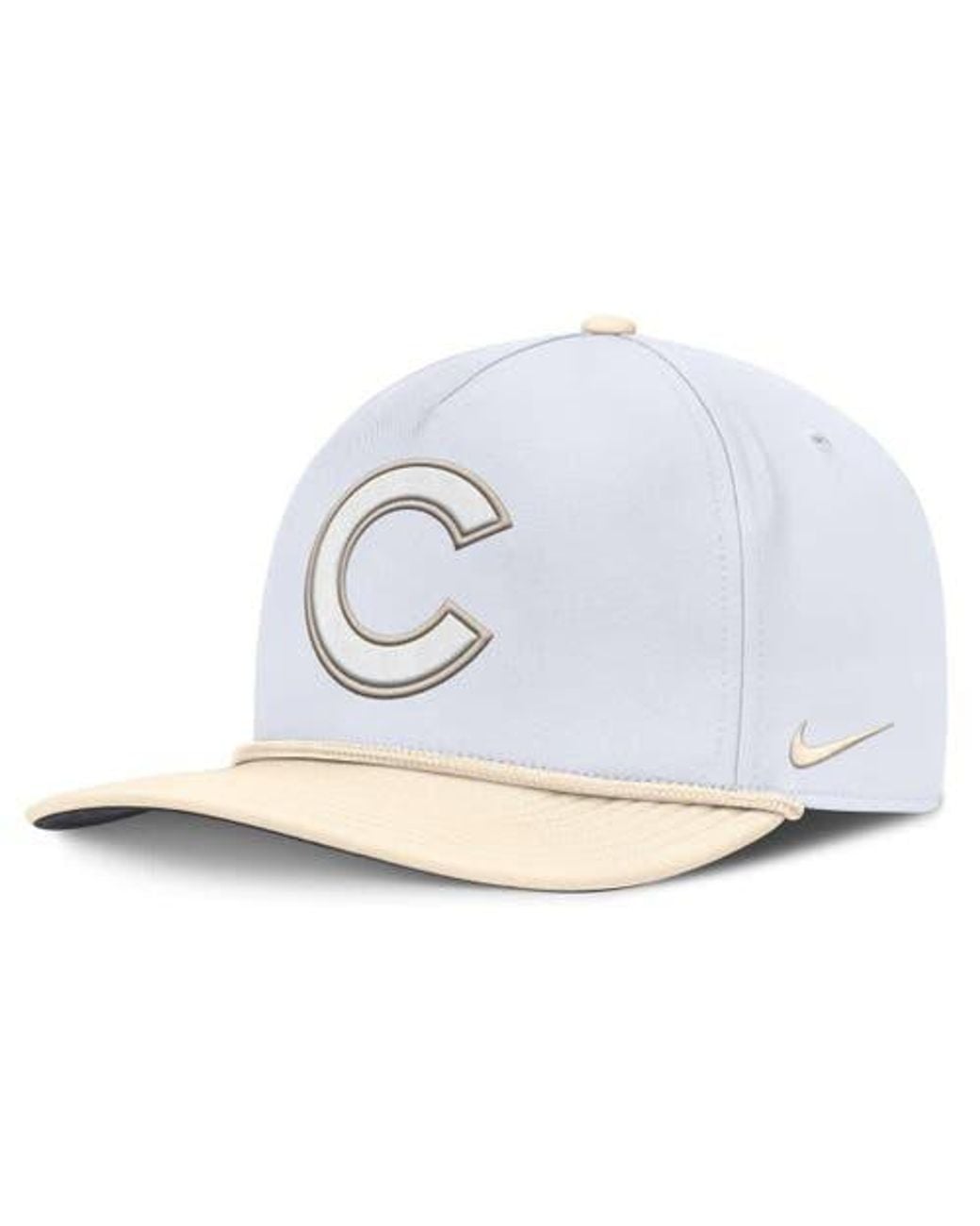 Nike White Cream Chicago Cubs Pro Performance Snapback Hat for men