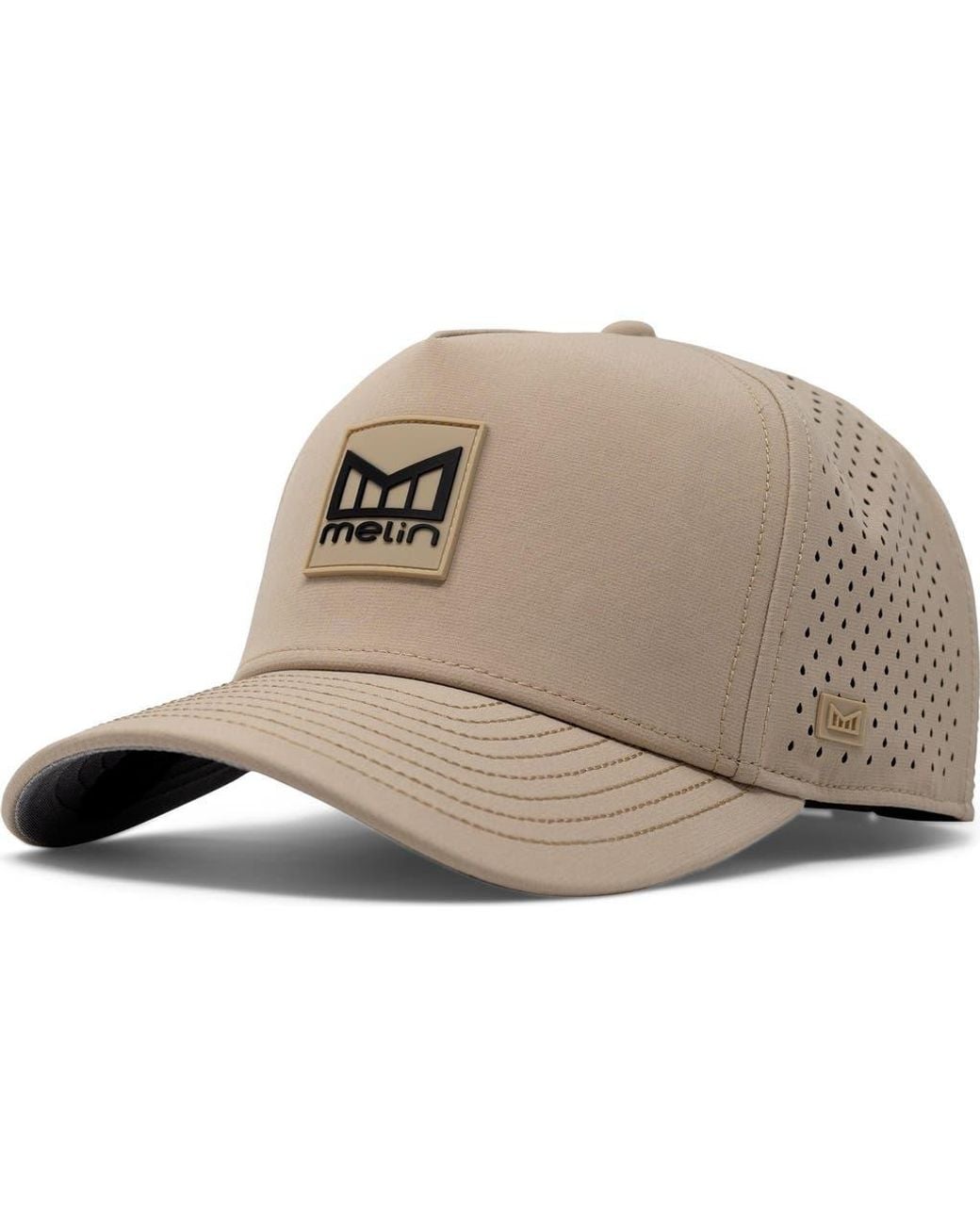 Melin Natural Odysea Stacked Hydro Performance Snapback Hat for men