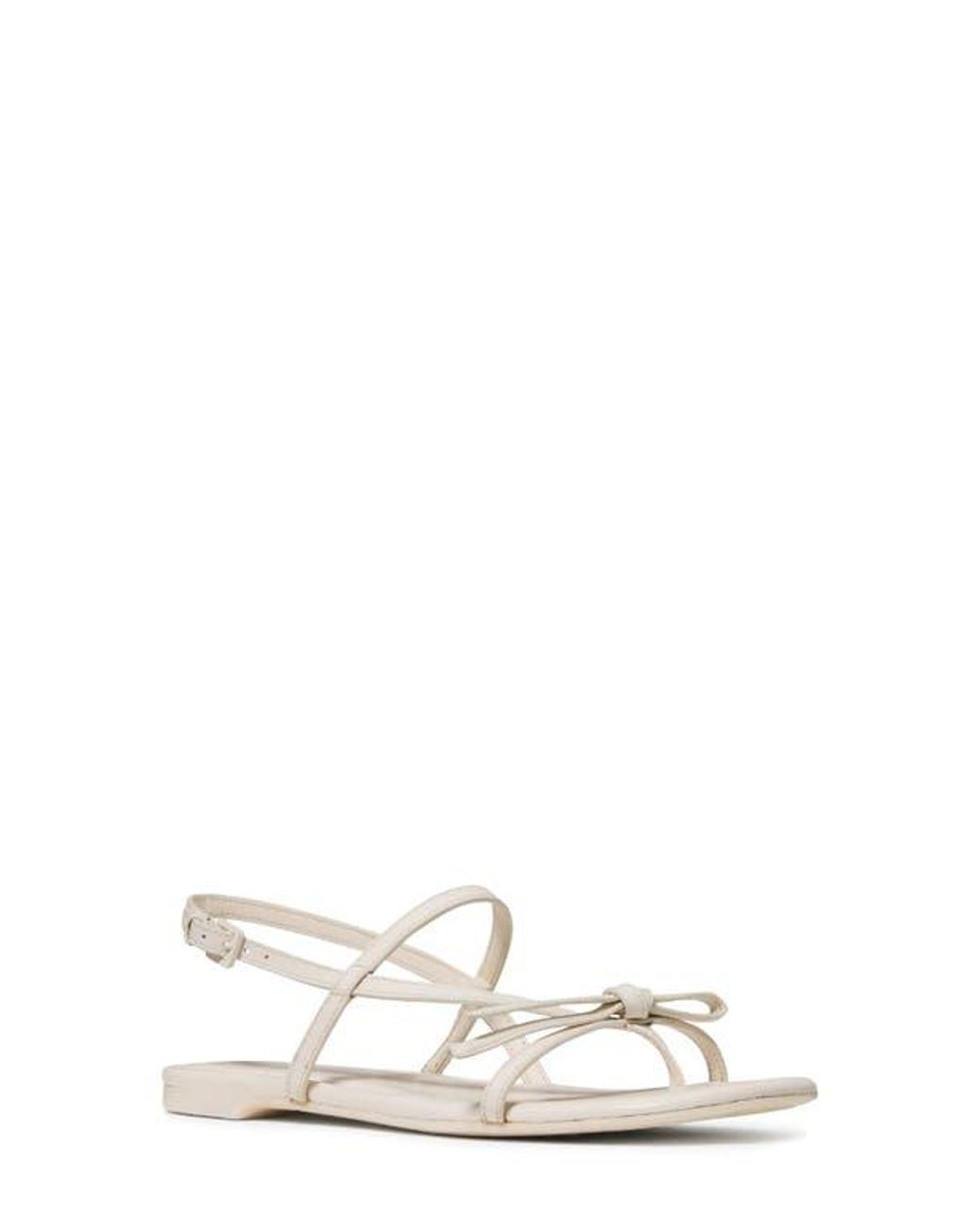 Kate Spade White Loop Ankle Strap Sandal