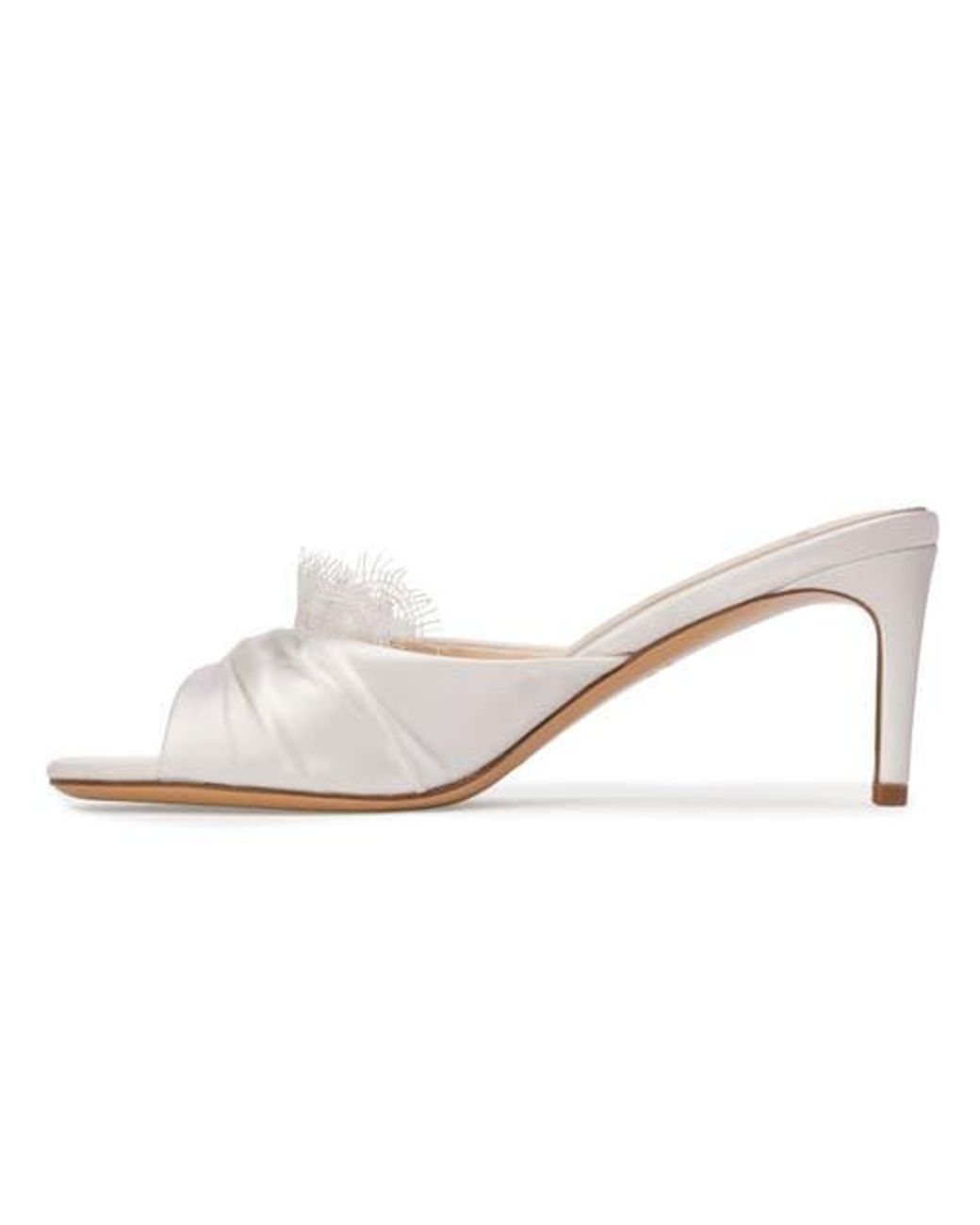 Black Suede Studio White Lacey65 Sandal