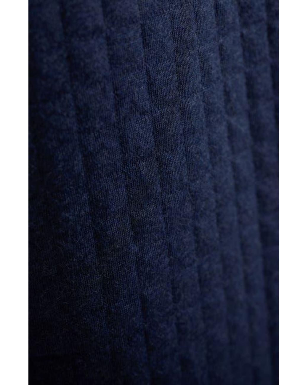 Bugatchi Blue Waffle Quarter Zip Cotton Blend Pullover for men