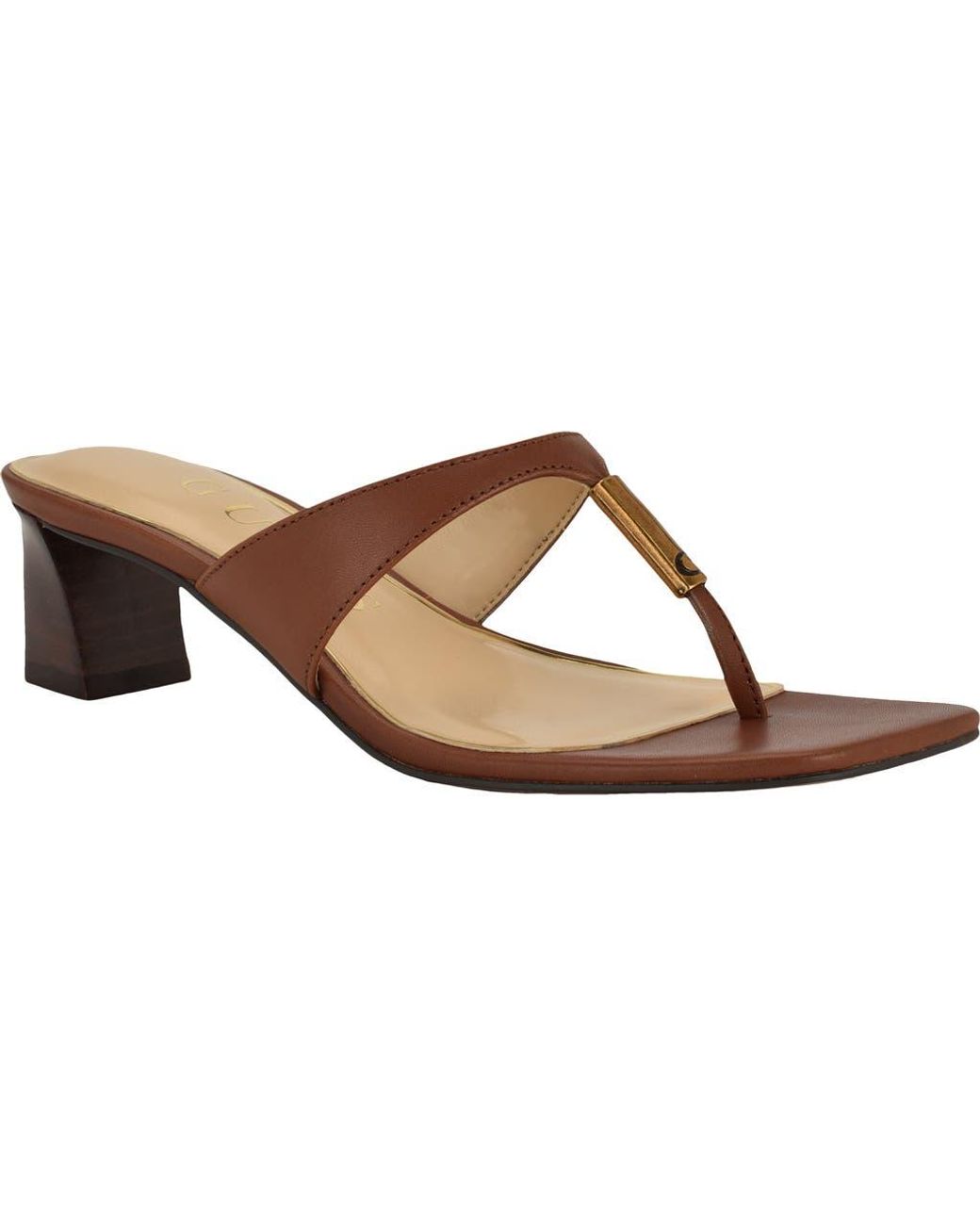 Guess Brown Yaiza Flip Flop