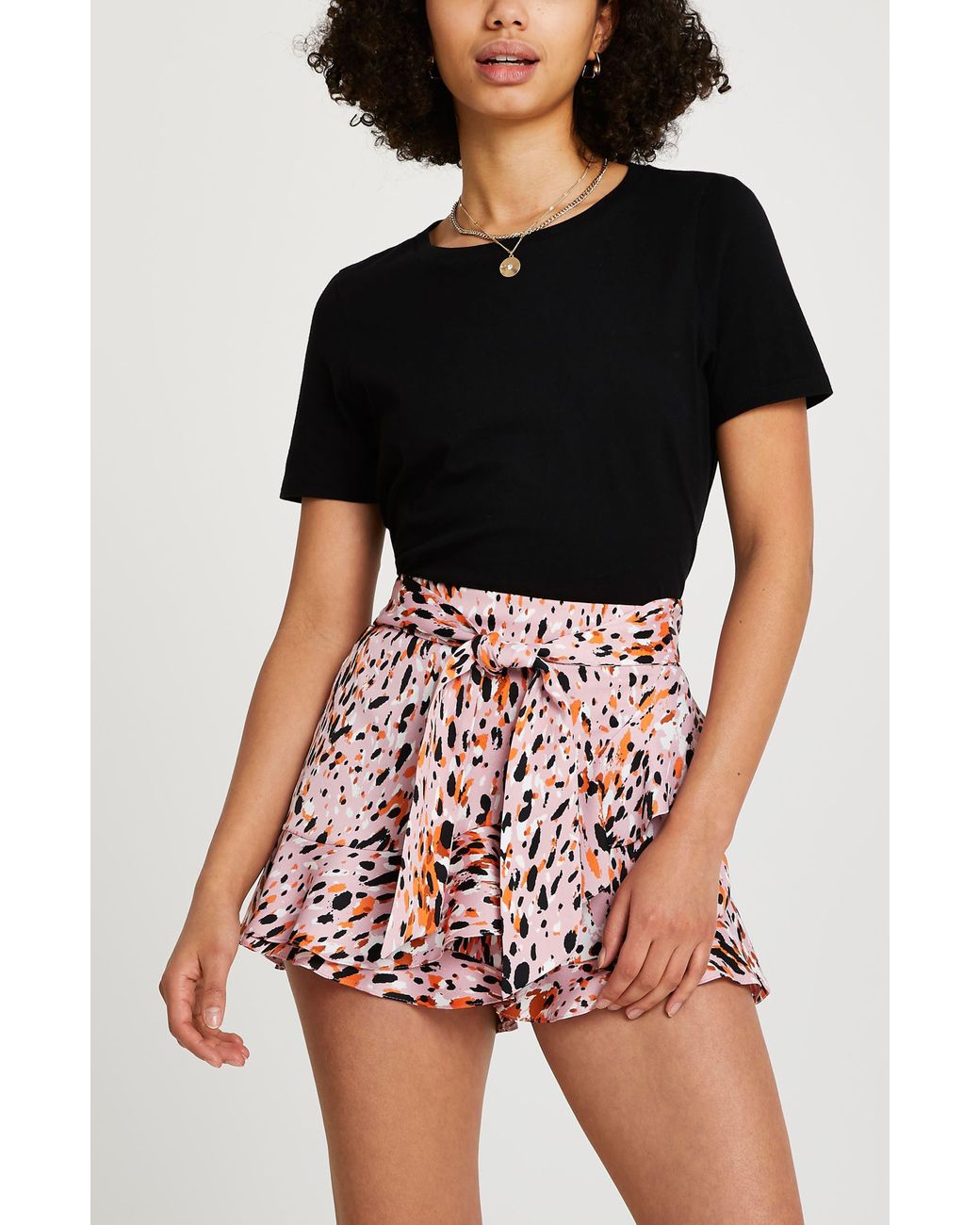 Leopard print shorts river island new arrivals