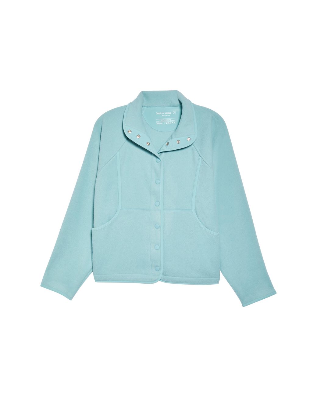 Outdoor voices rec fleece snap jacket Clearance
