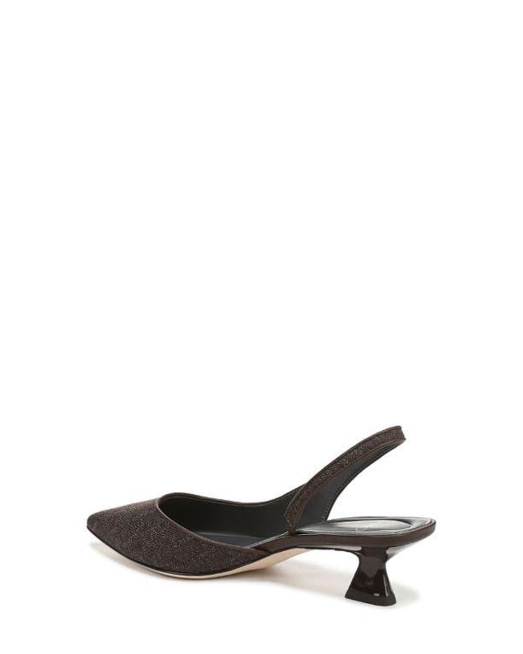 Sarto Brown Devin Kitten Heel Slingback Pump