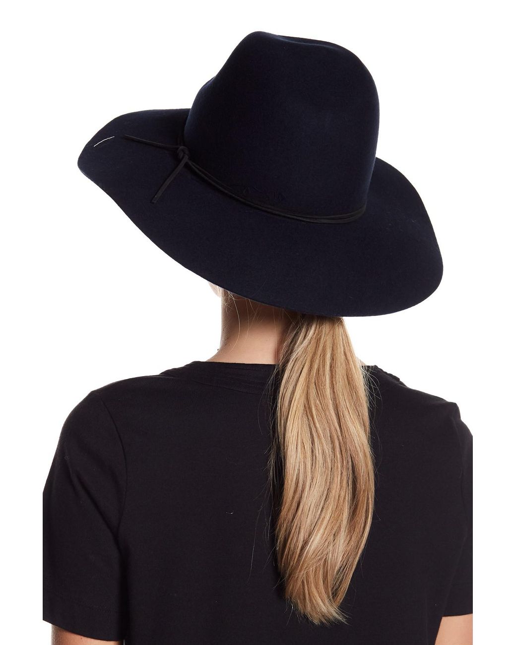 Phenix Wide Brim Wool Felt Fedora | Lyst