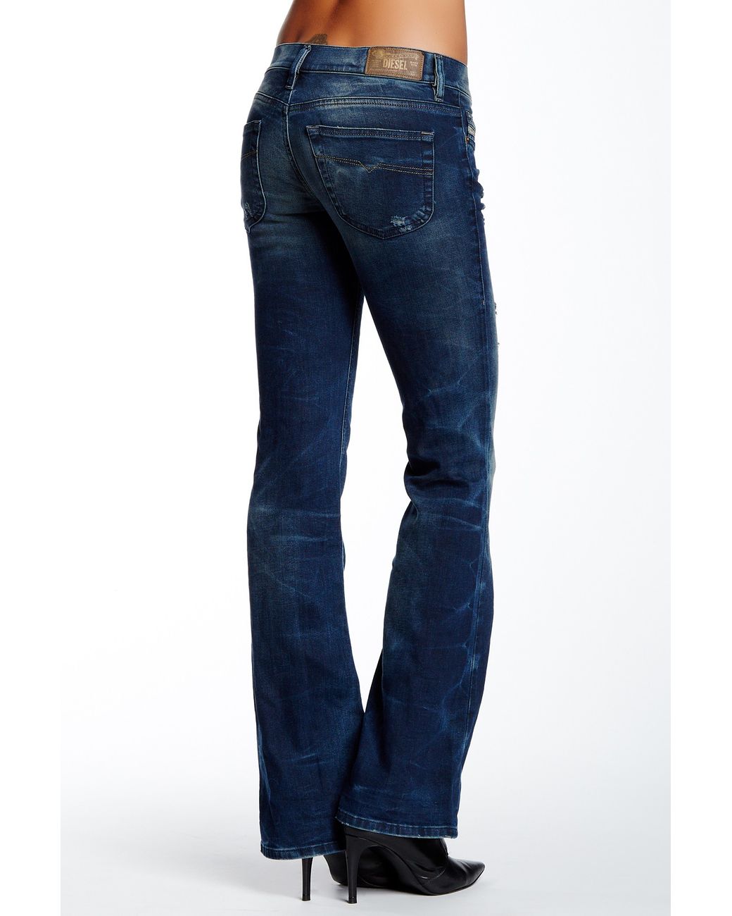 DIESEL Louvboot Slim-bootcut Jean in Blue | Lyst