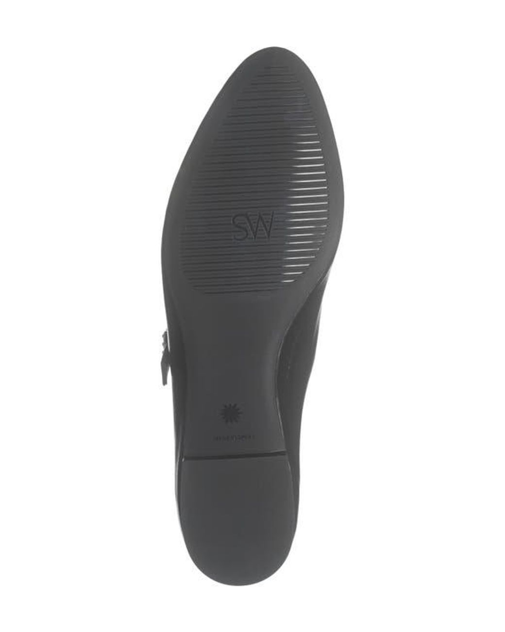 Stuart Weitzman Black Analeise Mary Jane Flat