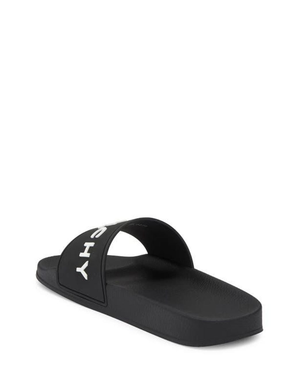 Givenchy Black Logo Slide Sandal for men