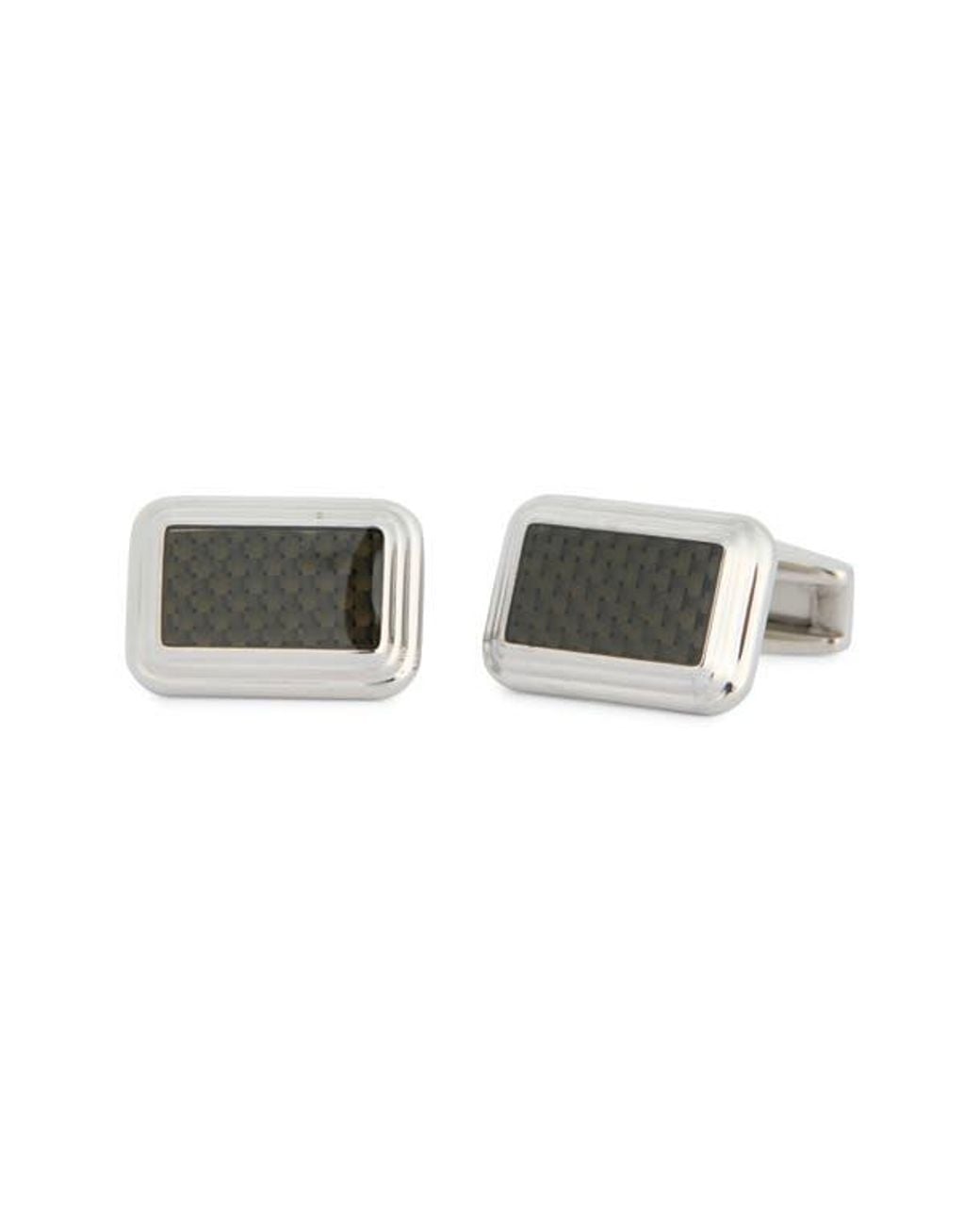 James Michael Black Inlay Cuff Links for men