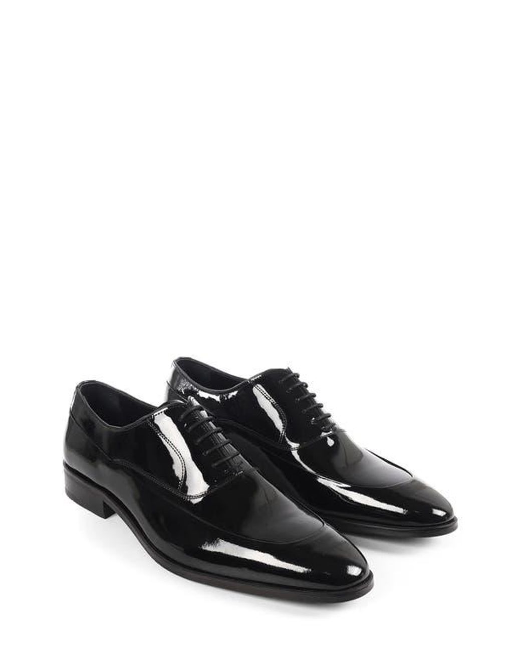 VELLAPAIS Black Baron Plain Toe Derby for men